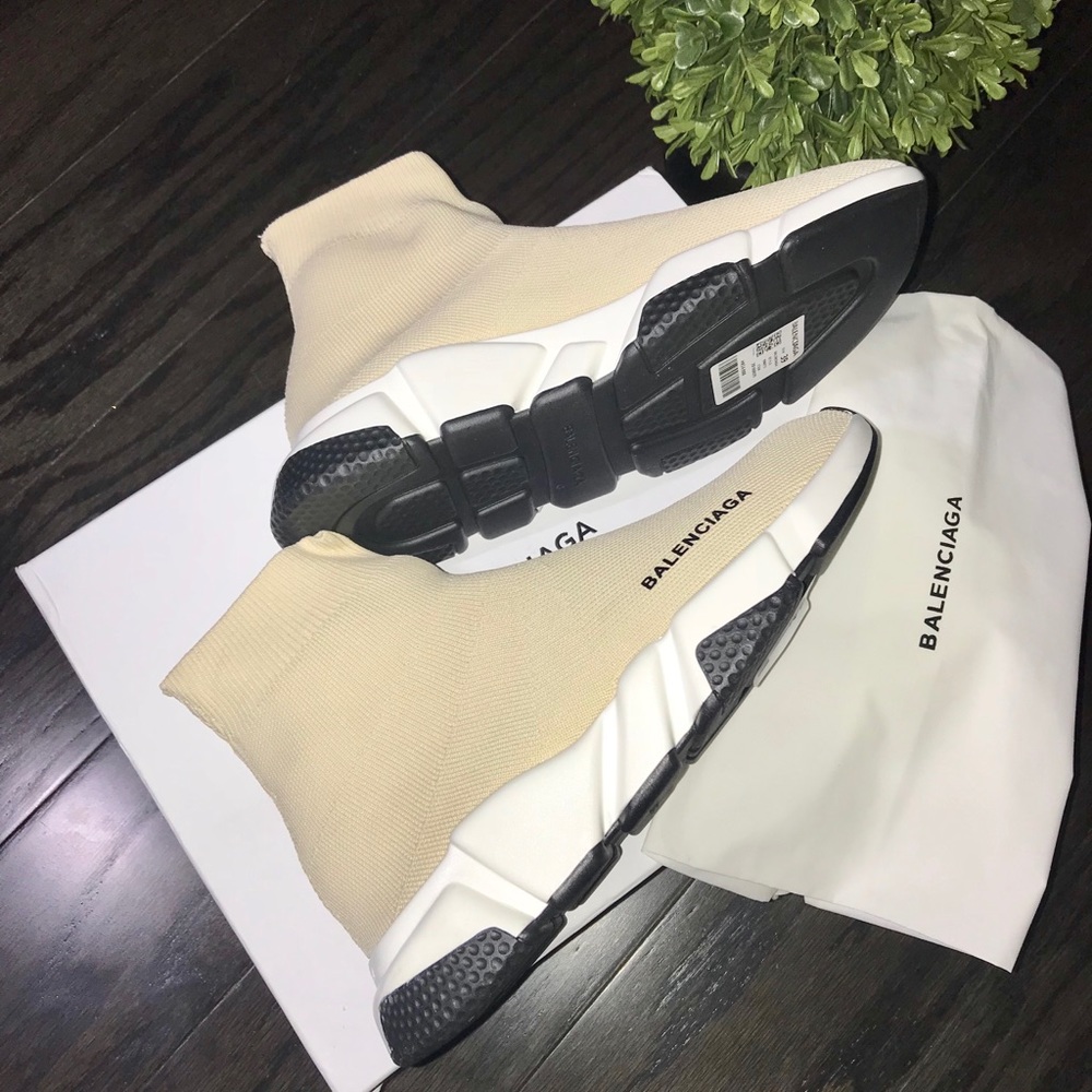 Balenciaga Stretch-Knit Speed Trainers